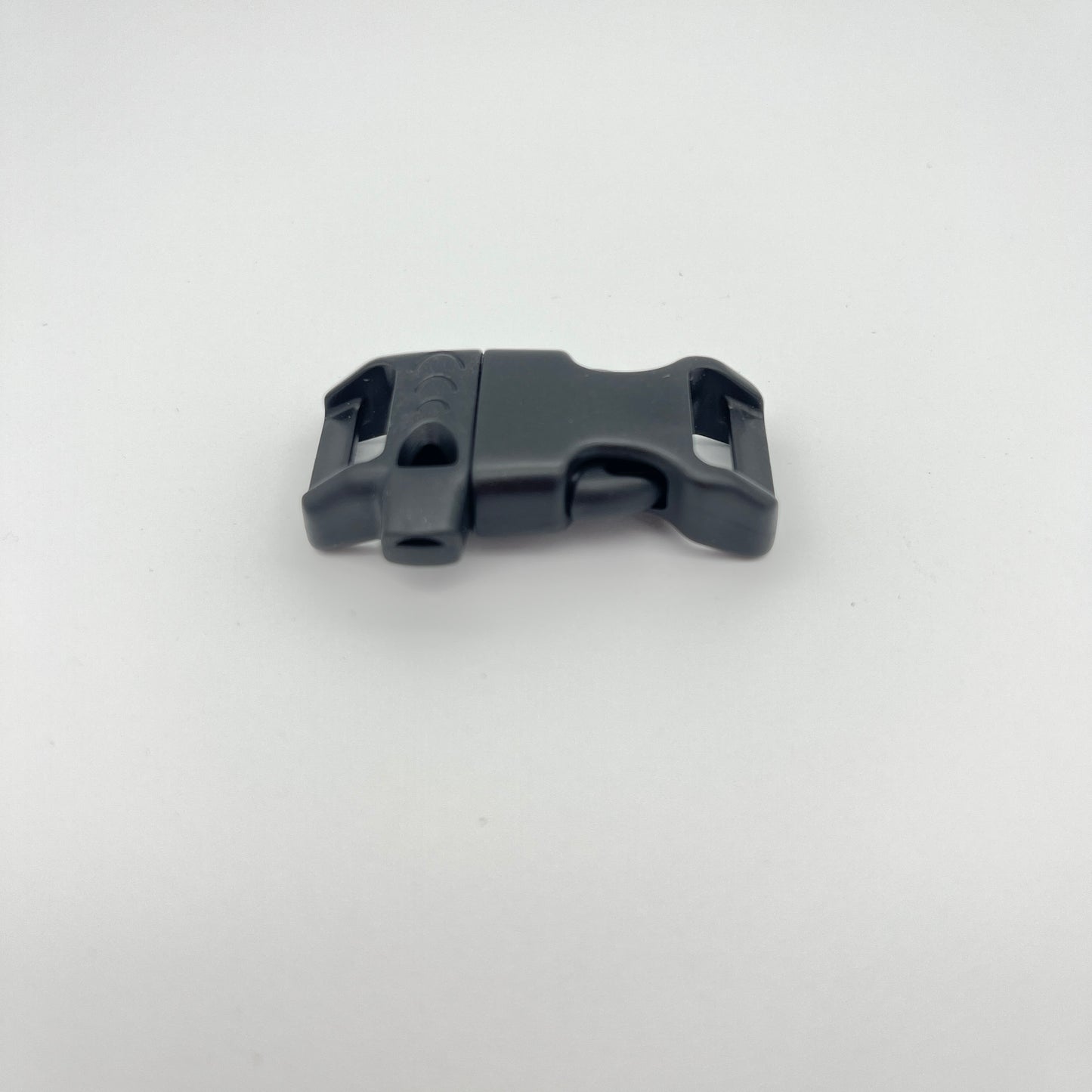 Boucle rapide sifflet d'urgence plastique noir 20 mm