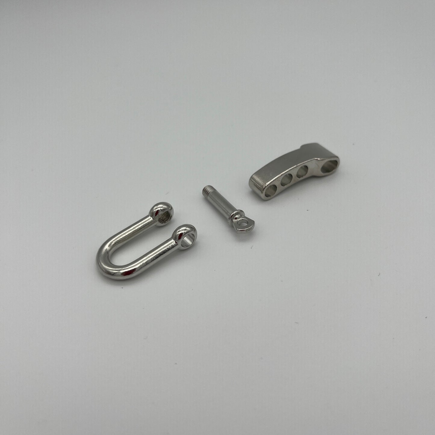 Manille U réglable chrome