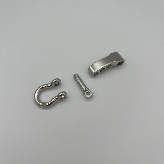 Manille lyre réglable en métal couleur chrome