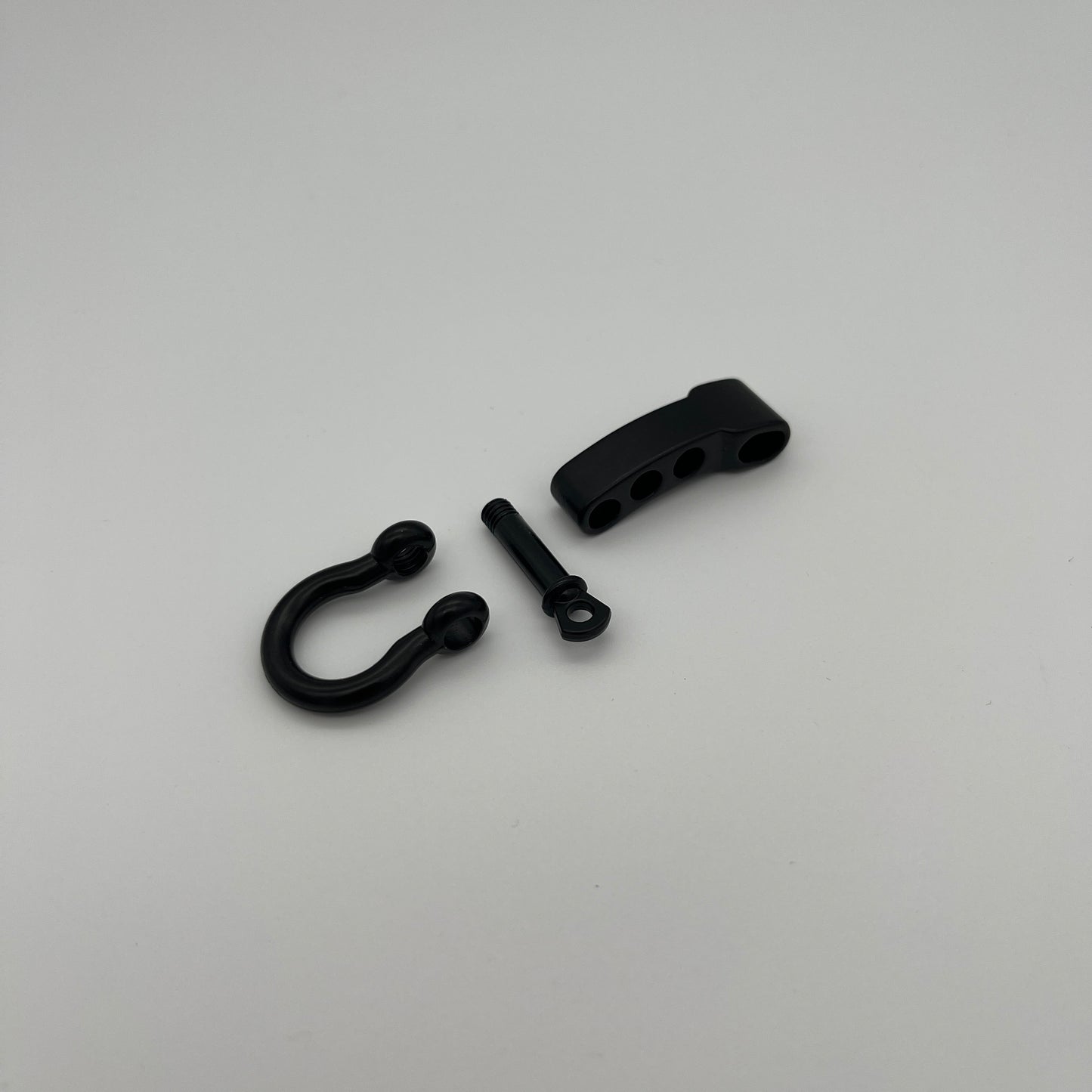 Manille lyre réglable en métal couleur noir