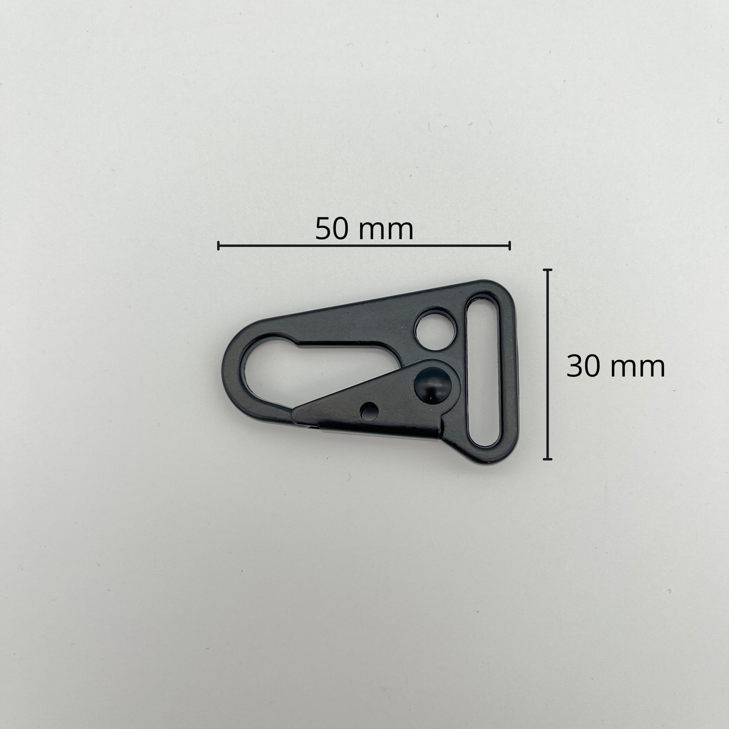 Mousqueton tactique métal noir