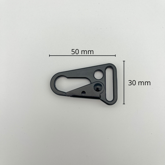 Mousqueton tactique métal noir