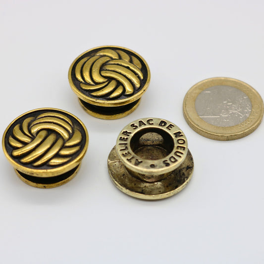 Perle-bouton Atelier sac de noeuds