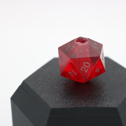 Perle résine Dé 20